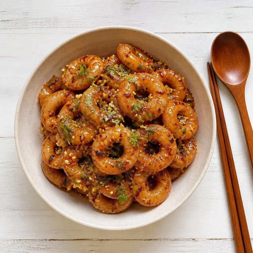 もちもち食感が絶品の韓国風ジャガイモヌードル