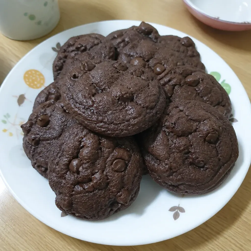 しっとり甘いチョコチップクッキー