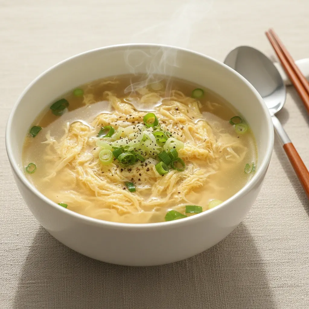 5分で完成!朝のスープ卵スープ
