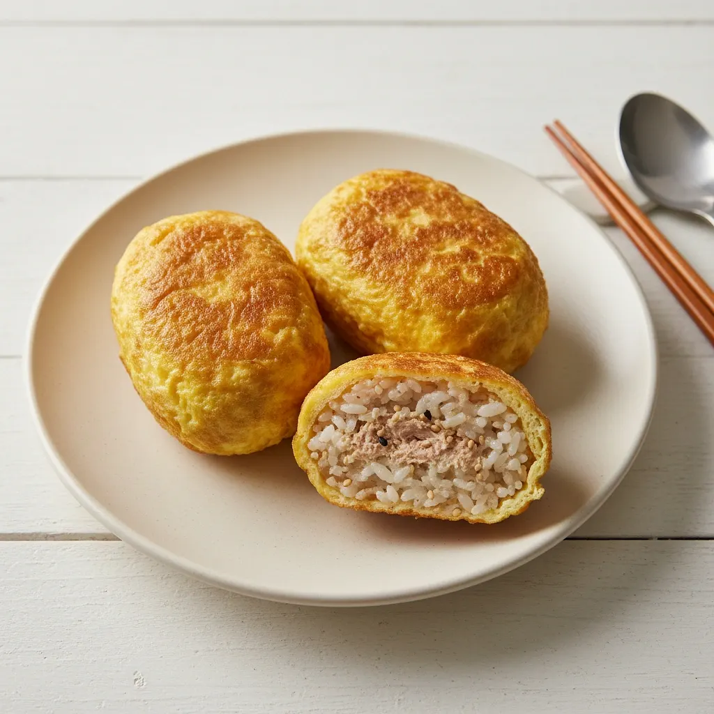 ツナ卵巻きおにぎり